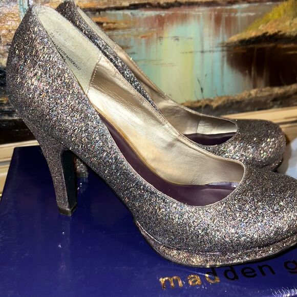 Madden Girl Sparkle Heels 👠 7.5 - Picture 2 of 12